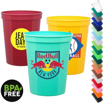 16 oz. USA Made Stadium Cups With Custom Logo Stadium Cups